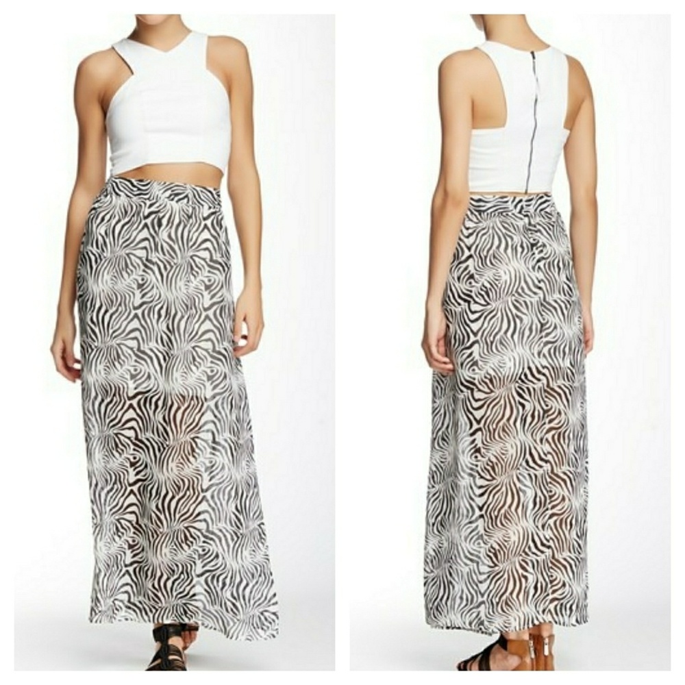 Vertigo Maxi Skirt NWT